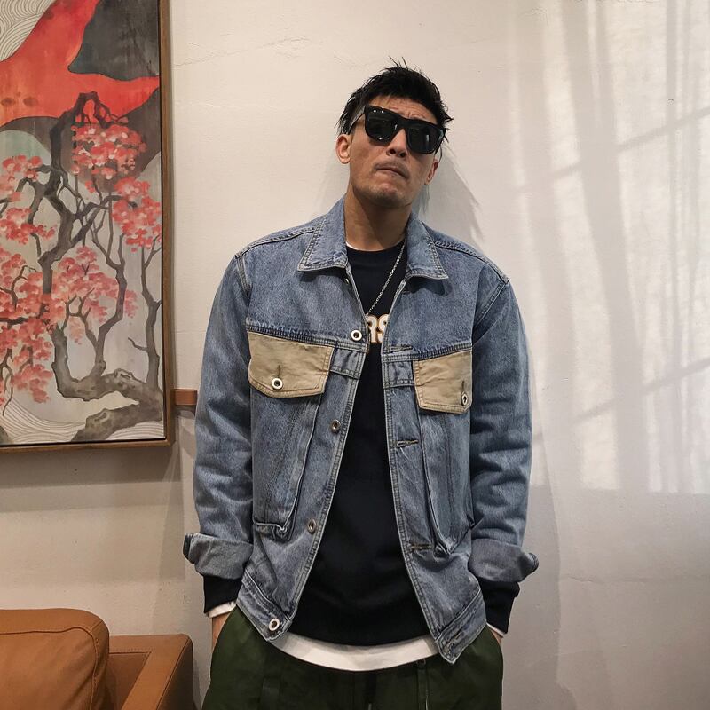 スプリングカジュアルジャケット スタンダード レトロ 春物 Xu_Tailang41968506104