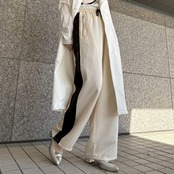 MML104PEA シャードーストライプラインパンツ