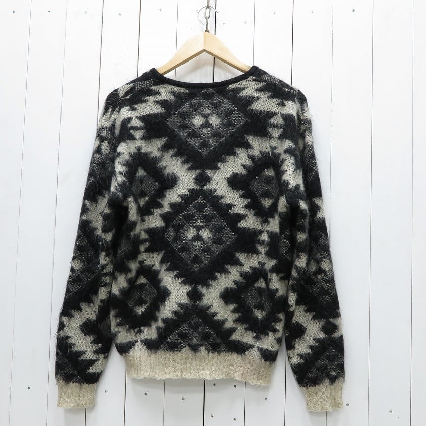 ISLAND KNIT WORKS アイランドニットワーククス 総柄 モヘアニット