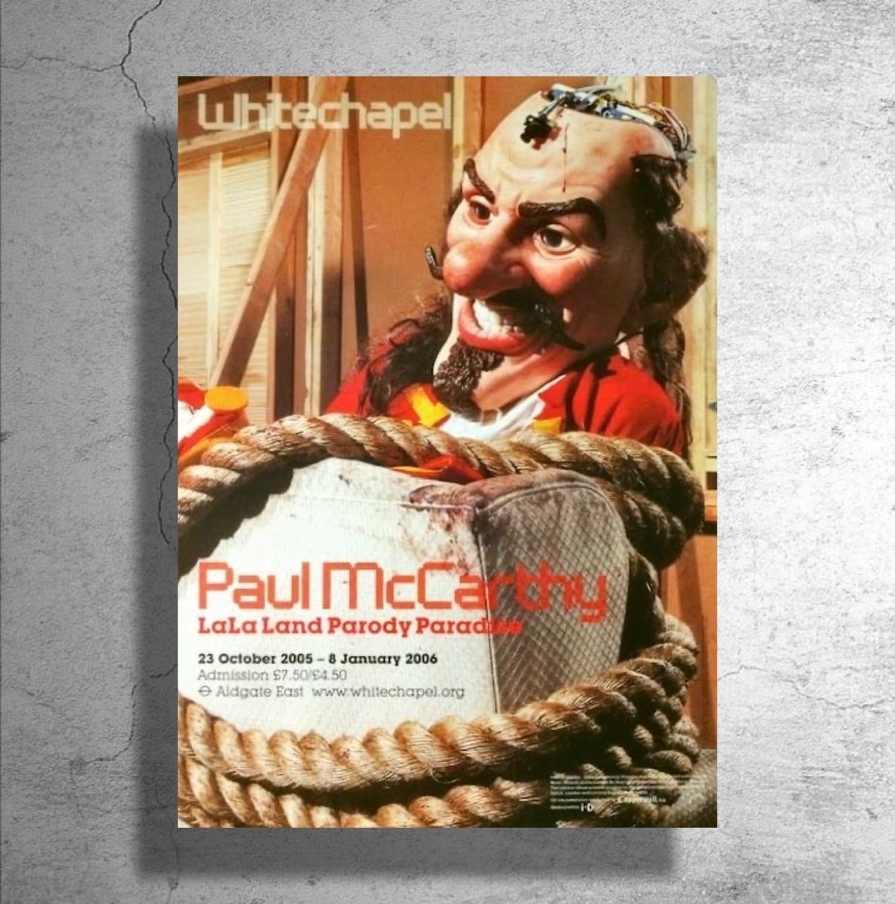 現代美術家『ポール・マッカーシー』イギリス現代美術館制作ポスター