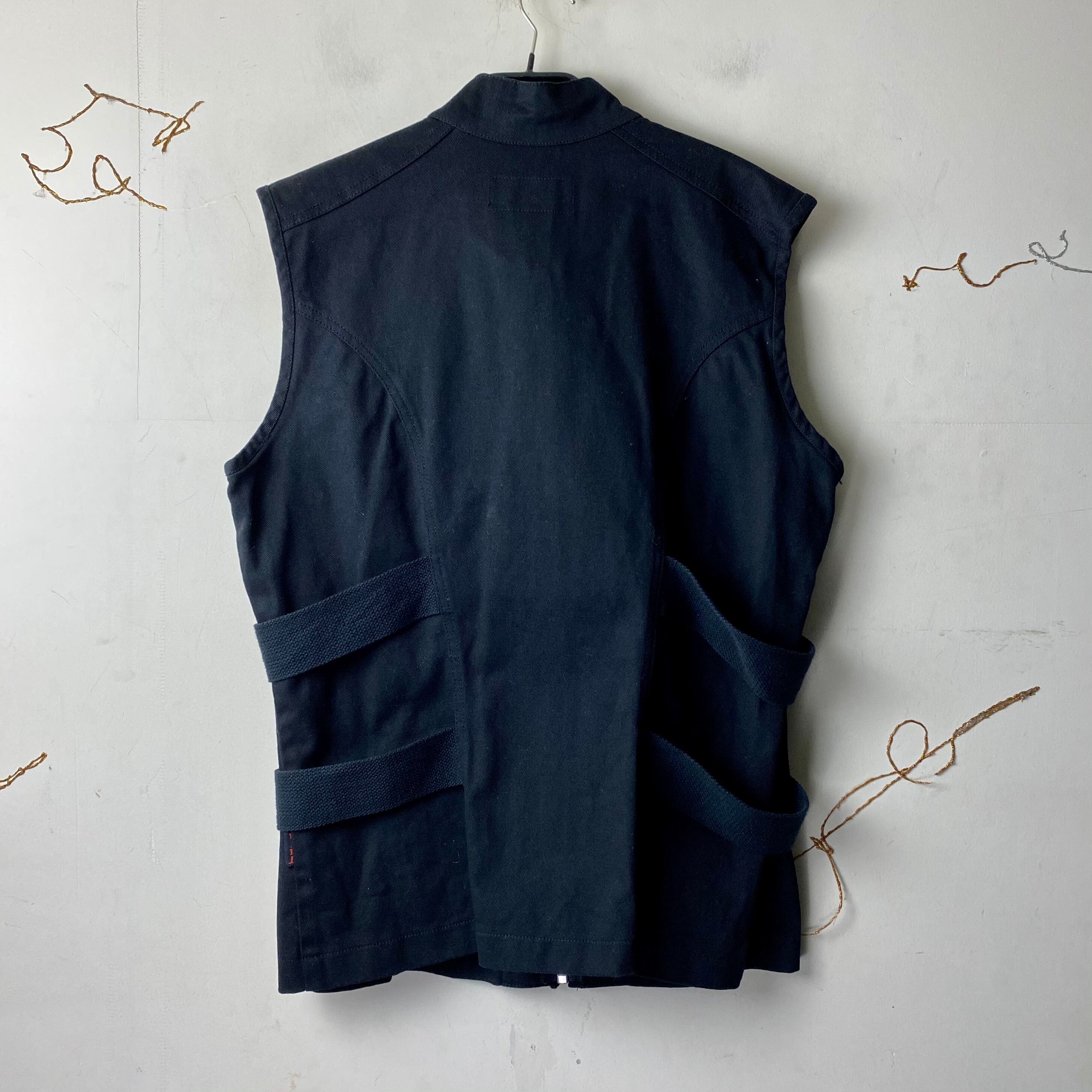 TRIPP NYC black bondage vest | NOIR ONLINE