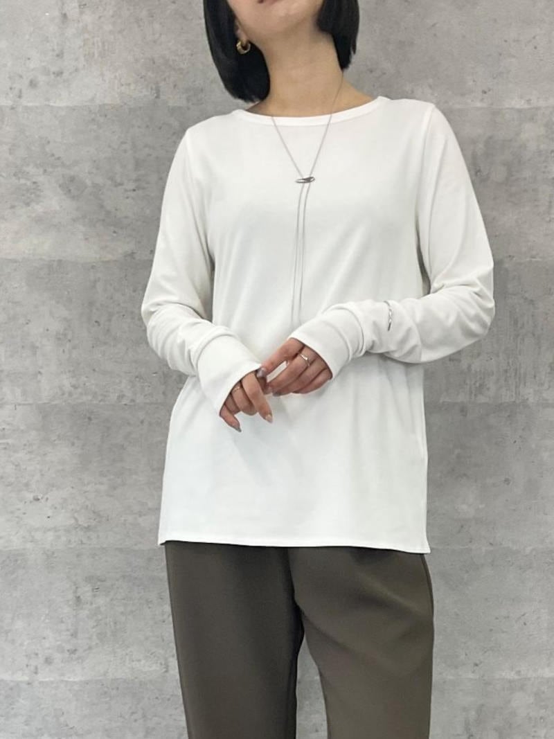 【10月中旬頃入荷次第お届けのご予約】578. Anna Kerry / アンナケリー WARM LONG-TEE ウォーム長袖T(85243937)