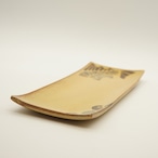 長角皿 魚【クラフ陶スタジオK's】