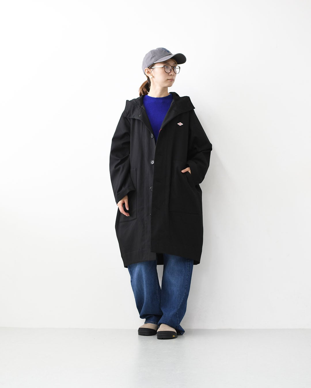 DANTON [ダントン] W WOOLLIKE HOODED COAT [DT-A0526WLX] ウール