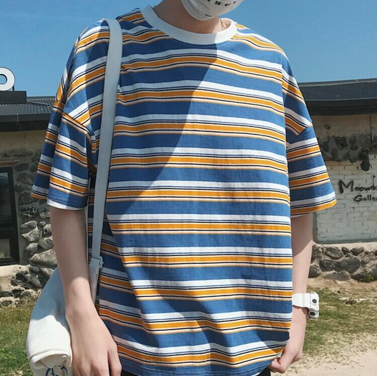 全3色 Tシャツ カットソー ボーダー カジュアル シンプル