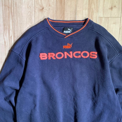 "Broncos" puma sweat shirt NFL
