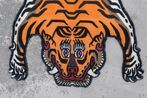 Tibetan Tiger Rug 《Sサイズ•シルク302》チベタンタイガーラグ