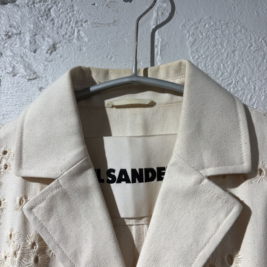 JIL SANDER ジルサンダー 19AW Cutwork Sleeveless Jacket