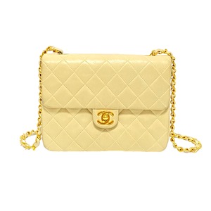 CHANEL シャネル ミニマトラッセ チェーン ショルダーバッグ ベージュ 10975-202307