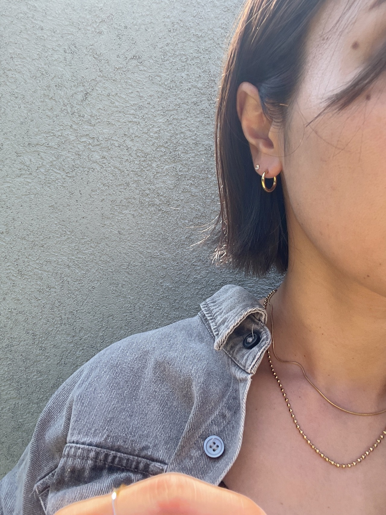 プックリハートピアス