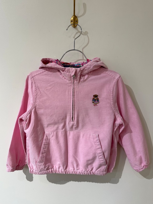 （KD492）110cm POLO Ralph Lauren half zip hoodie pullover