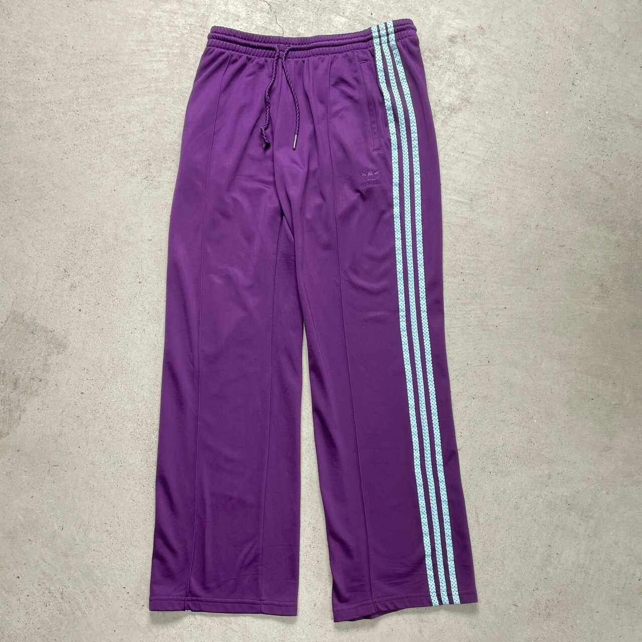adidas アディダス フレアラックパンツ ジャージ サイドライン メンズ 