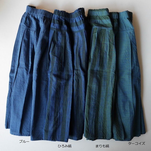 会津木綿キュロット(股上+10cm)　YAMMA ヤンマ産業