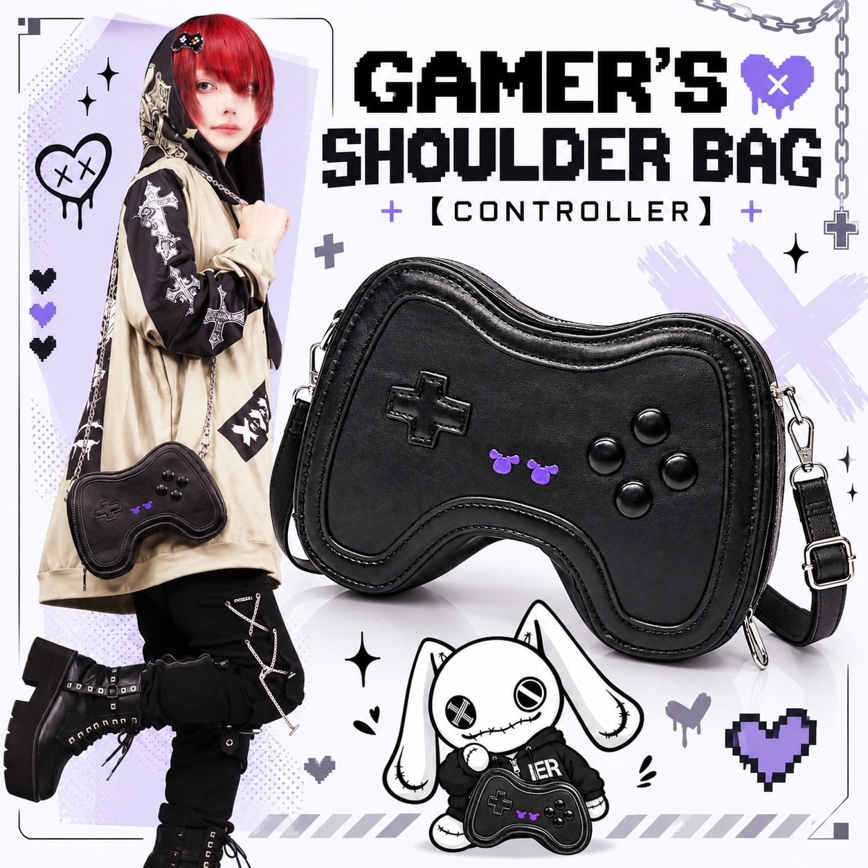先着39点限定早い者勝ちEVENT》GAMER'S SHOULDER BAG【CONTROLLER