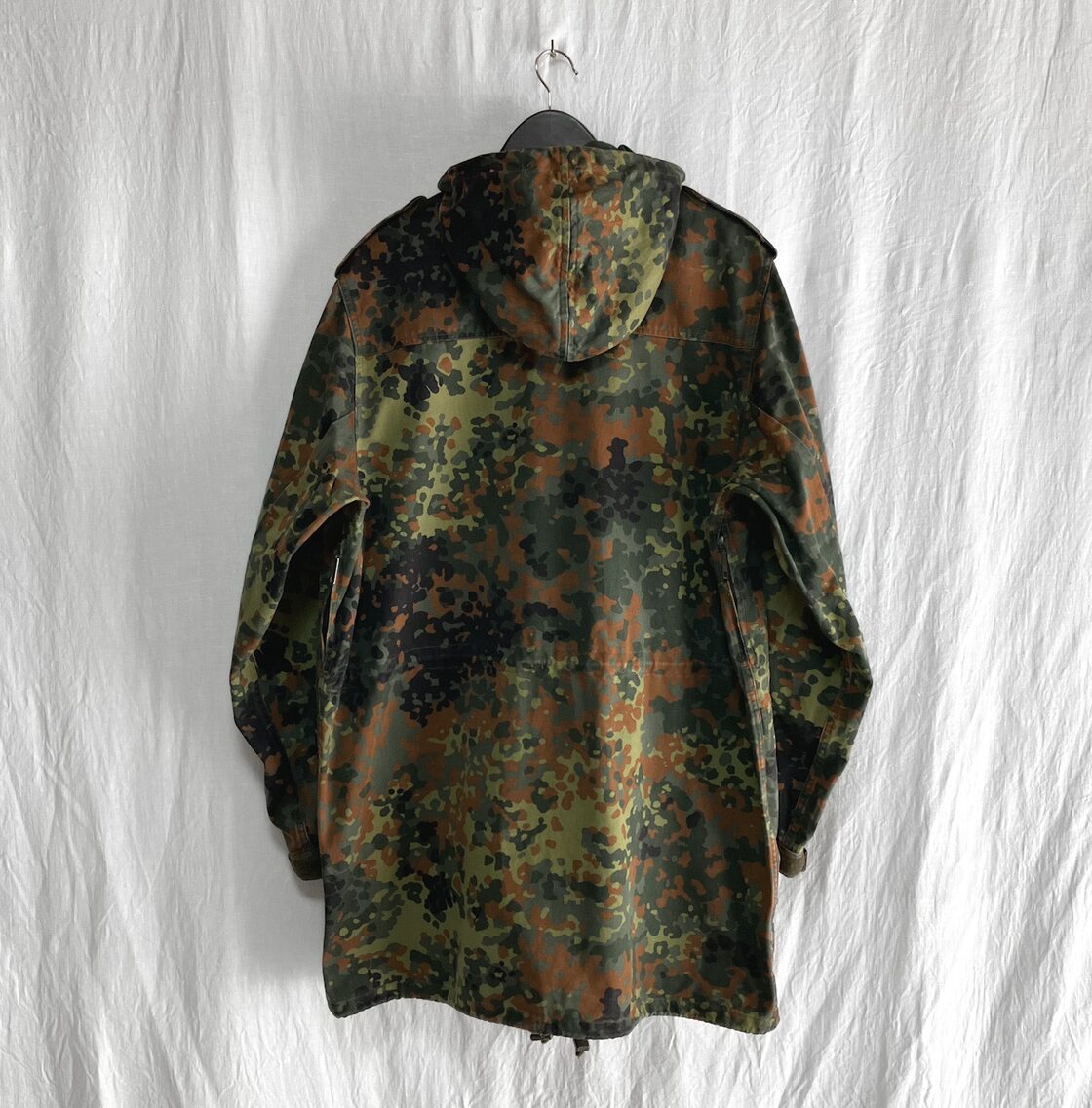 ドイツ軍 フレクターカモ 迷彩 フィールドパーカー ミリタリー L~XL 