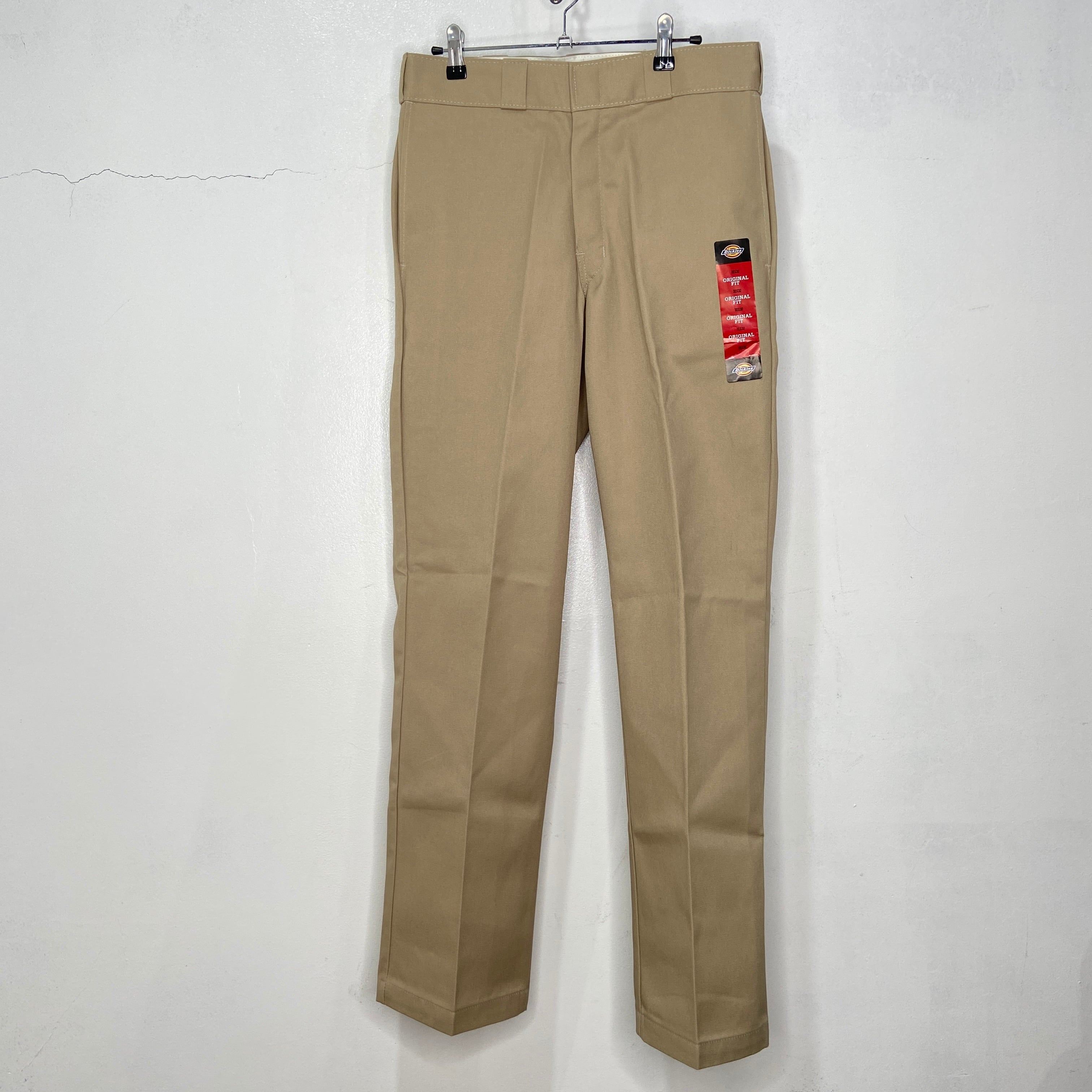 タグ付き未使用品 Dickies 874 ワークチノパンツ ベージュ W32 タグ付き未使用品 Dickies 874 ワークチノパンツ ベージュ W32