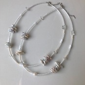 バロックパール ビーズネックレス［SRN015］