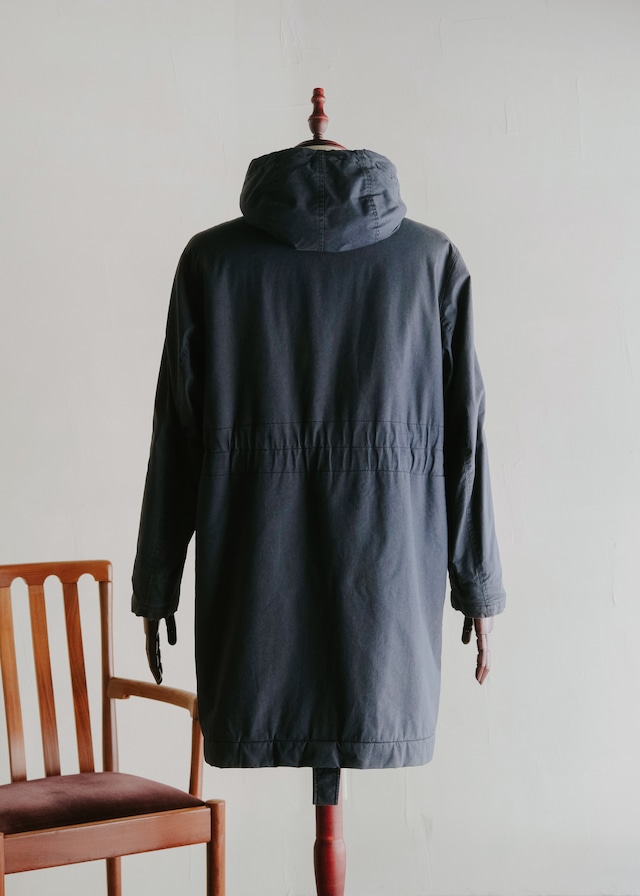 HELMUT LANG JEANS 1998 boa hooded mods coat