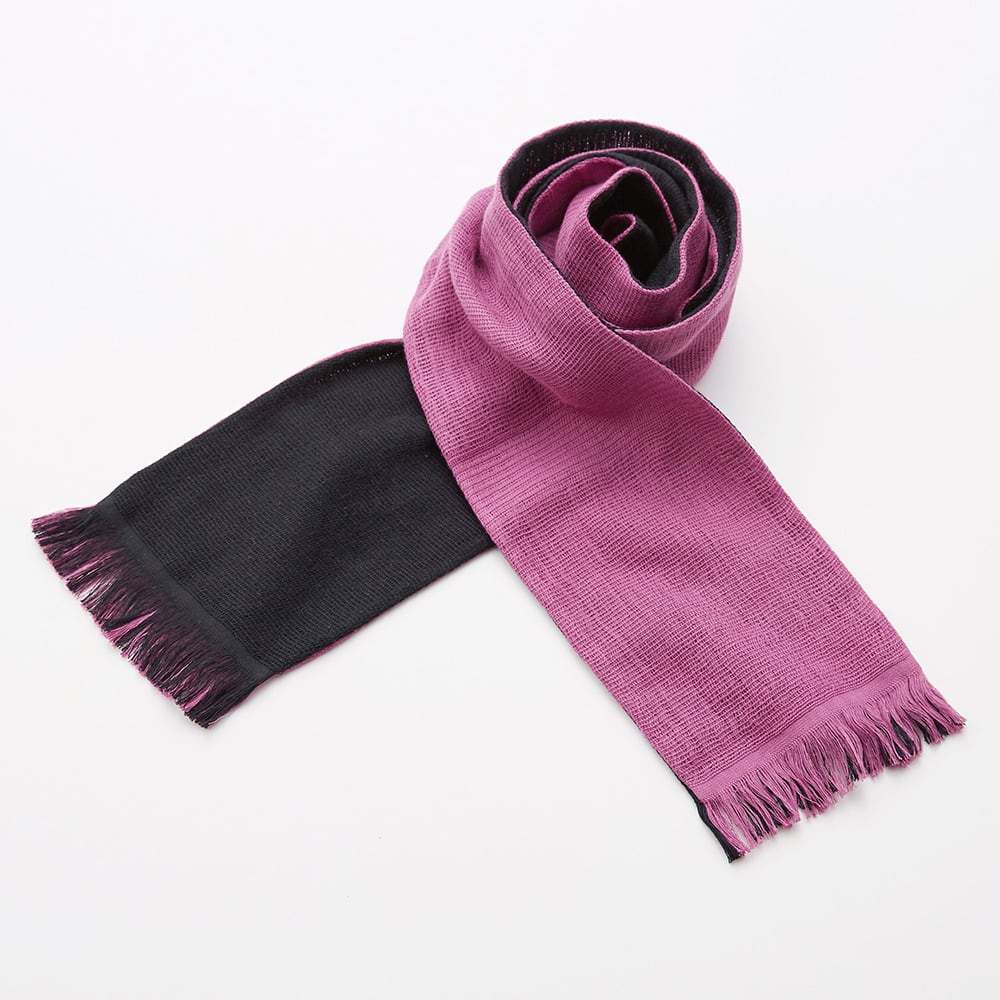 【みやざきタオル】 いまばりマフラー70 いろあそびシリーズ[104]ビクトリアンモーブ(3)