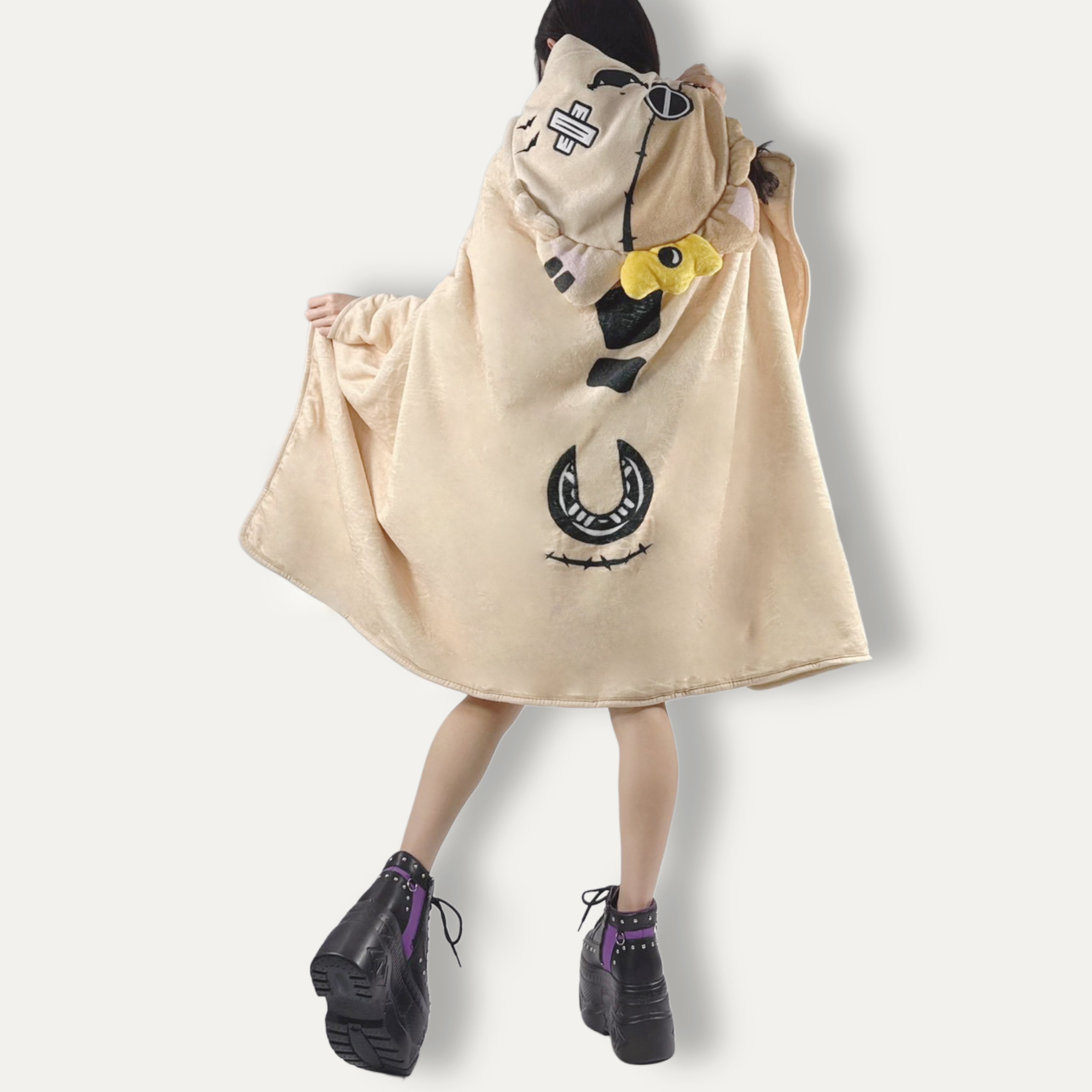 被れるミケ もこもこブランケット【クッション収納可】 | NIER CLOTHING