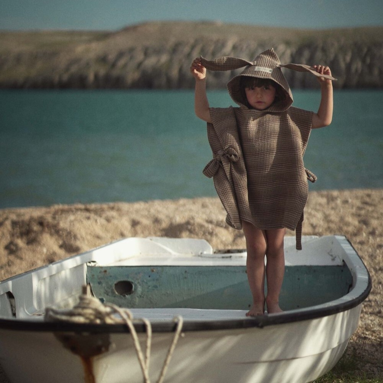 ポンチョ【7月下旬お届け】SHÓMKA / LINEN PONCHO TOWEL 'ŠALTINIS'