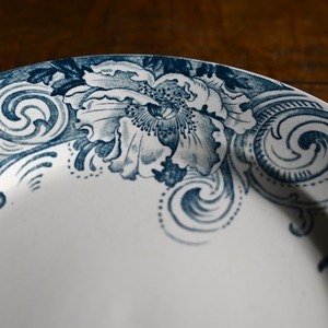 SALINS LES BAINS Plate / サラン レ バン プレート〈 フランス食器・皿・フランスアンティーク・アンティークプレート・ブロカント・ヴィンテージ 〉114165