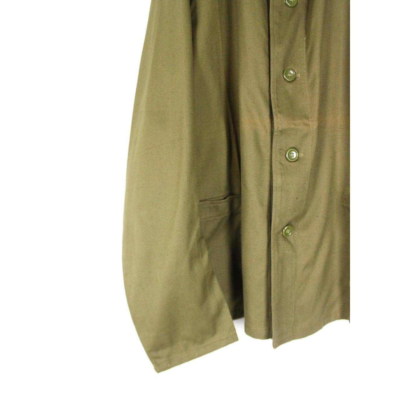 1960's チェコ軍 スタンドカラー コットンツイルワークジャケット 【ME