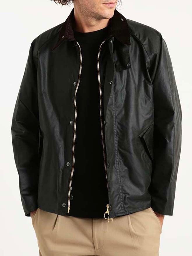 Barbour(ﾊﾞﾌﾞｱｰ) - TRANSPORT WAX JACKET/SAGE(ﾄﾗﾝｽﾎﾟｰﾄ ...