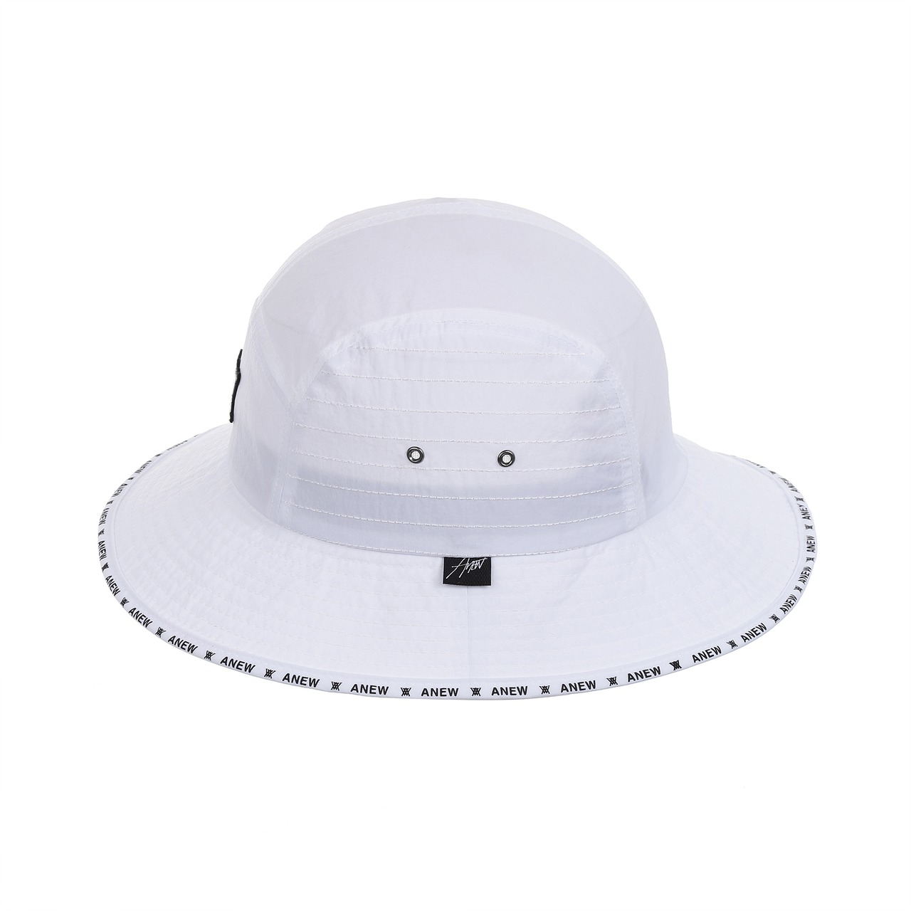 W Visor Logo Point Nylon Bucket [サイズ: S (AGCUWCP42WHS)] [カラー: WHITE]