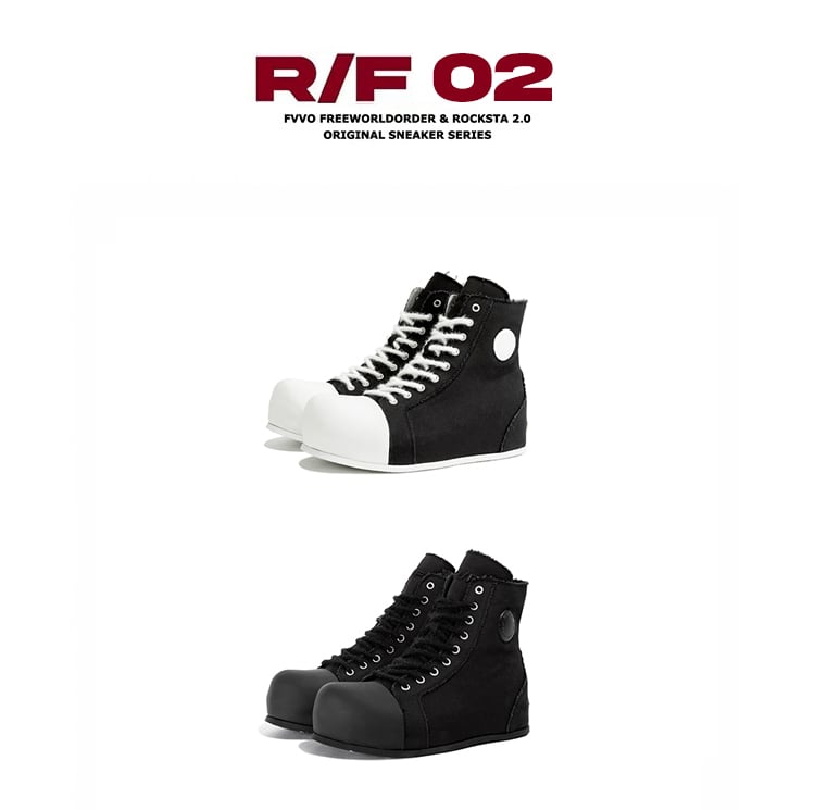 FVVO&ROCKSTA 2.0 Canvas boots ハイカットキャンバススニーカー FVVO&ROCKSTA 2.0 Canvas boots ハイカット キャンバス