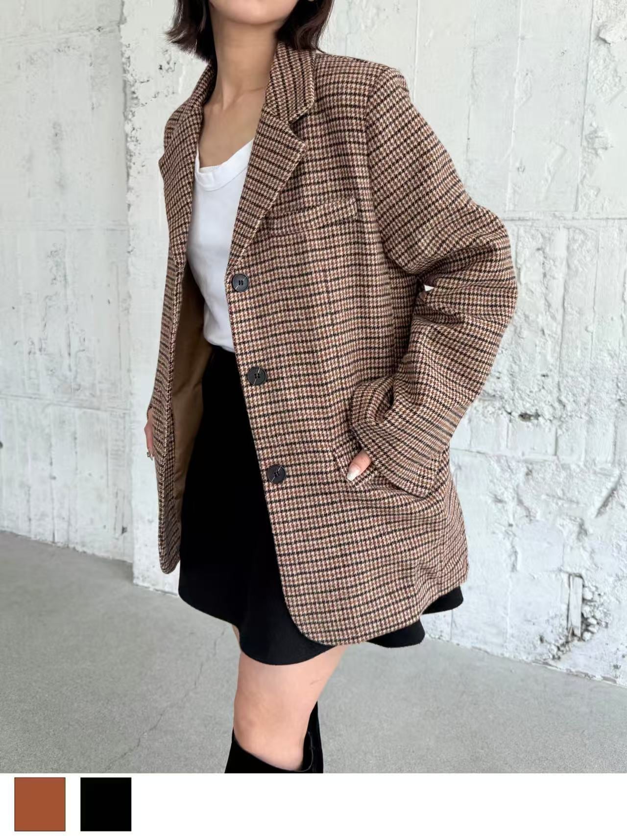 チャック柄ジャケット