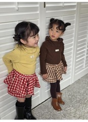 カラー / COLOR / スティックスカートパンツ / 韓国子供服 / ジュニア / 26winter〖取寄〗*13~15号*