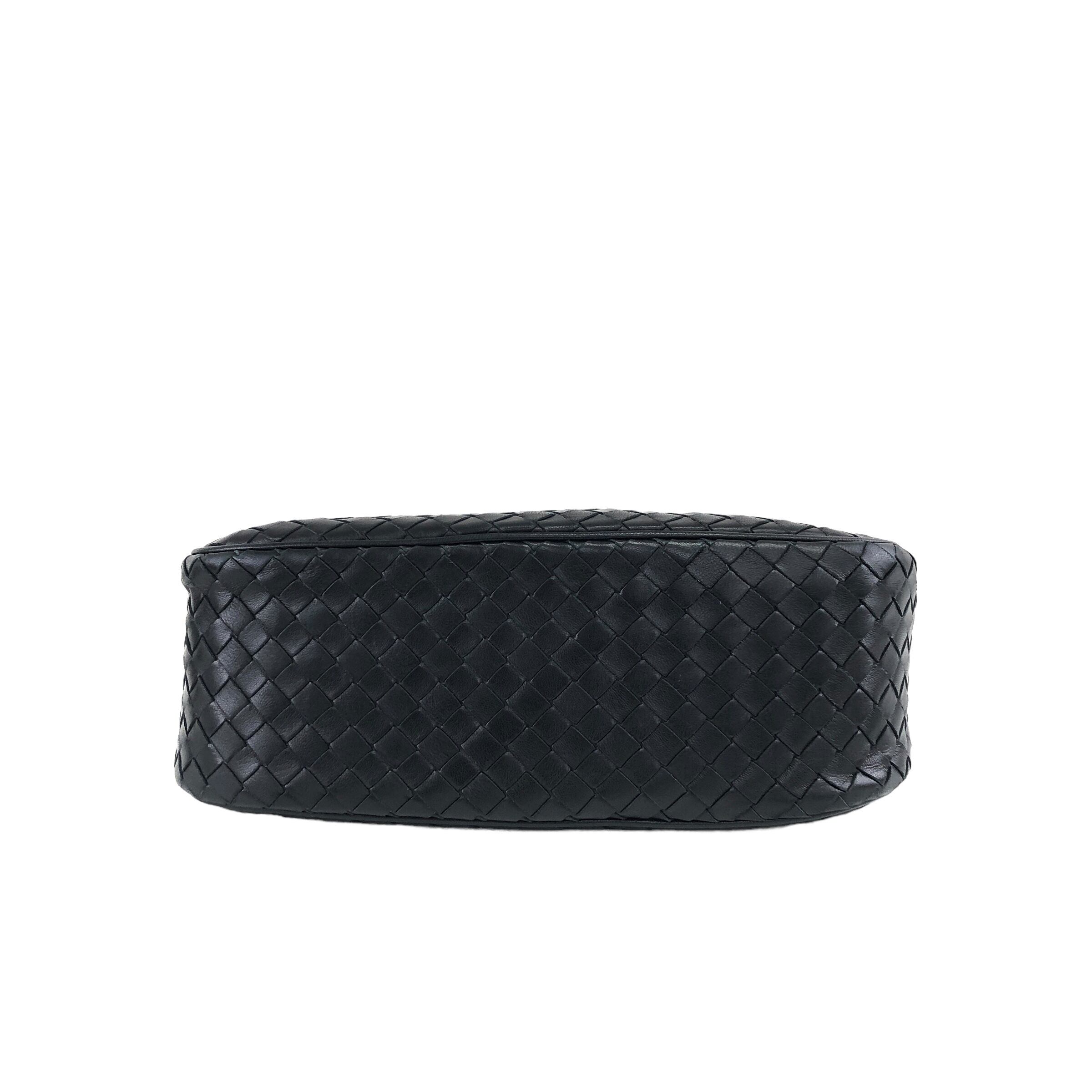 BOTTEGA VENETA レザー ショルダーバッグ ヴィンテージ Bottega Veneta ボッテガ・ヴェネタ イントレチャート