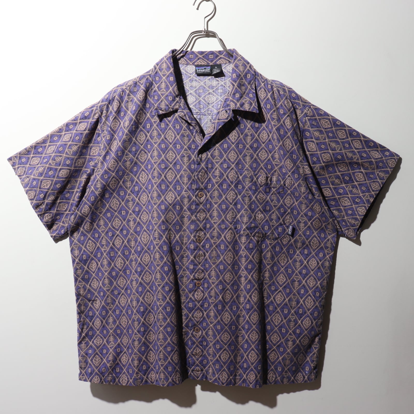 極美品 XL ACシャツ 総柄 パタゴニア patagonia アロハ パタロハ-