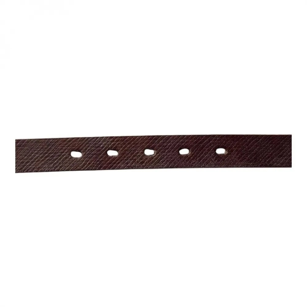 INTERIM (インテリム) 25mm CROSS GRAIN OAK BARK LEATHER BELT A.NUT