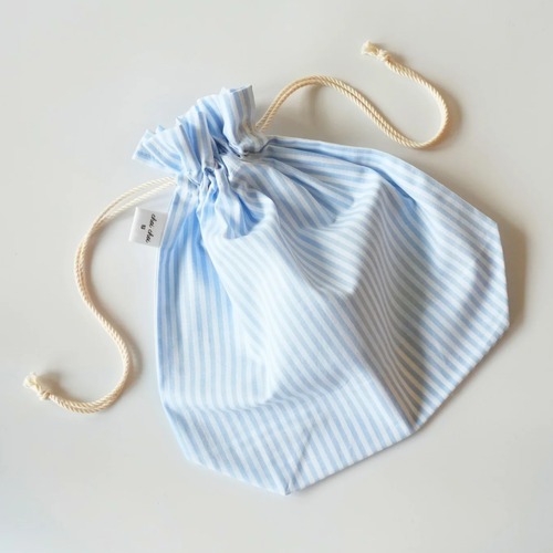 Inner bag Medium / Sky Blue Stripes