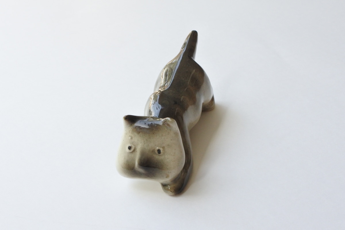 vintage ARABIA ceramic kitten C / ヴィンテージ アラビア 陶器の猫 C 