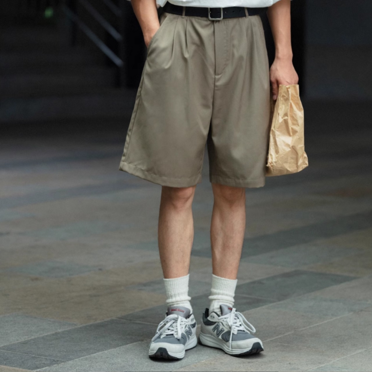 きれいめカジュアルショーツ　0701