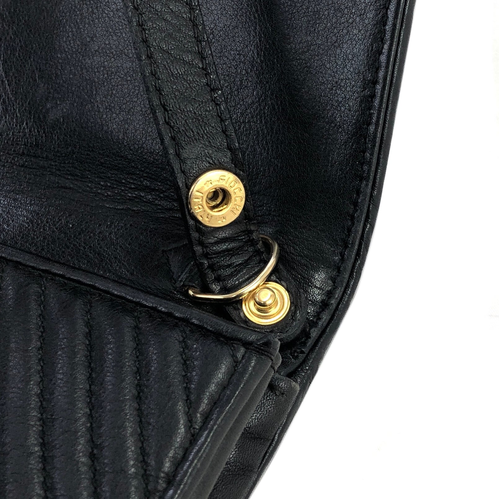 CELINE セリーヌ トリオンフ ブラゾン レザー バイアステッチ