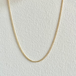 【GF1-103】16inch gold filled chain necklace
