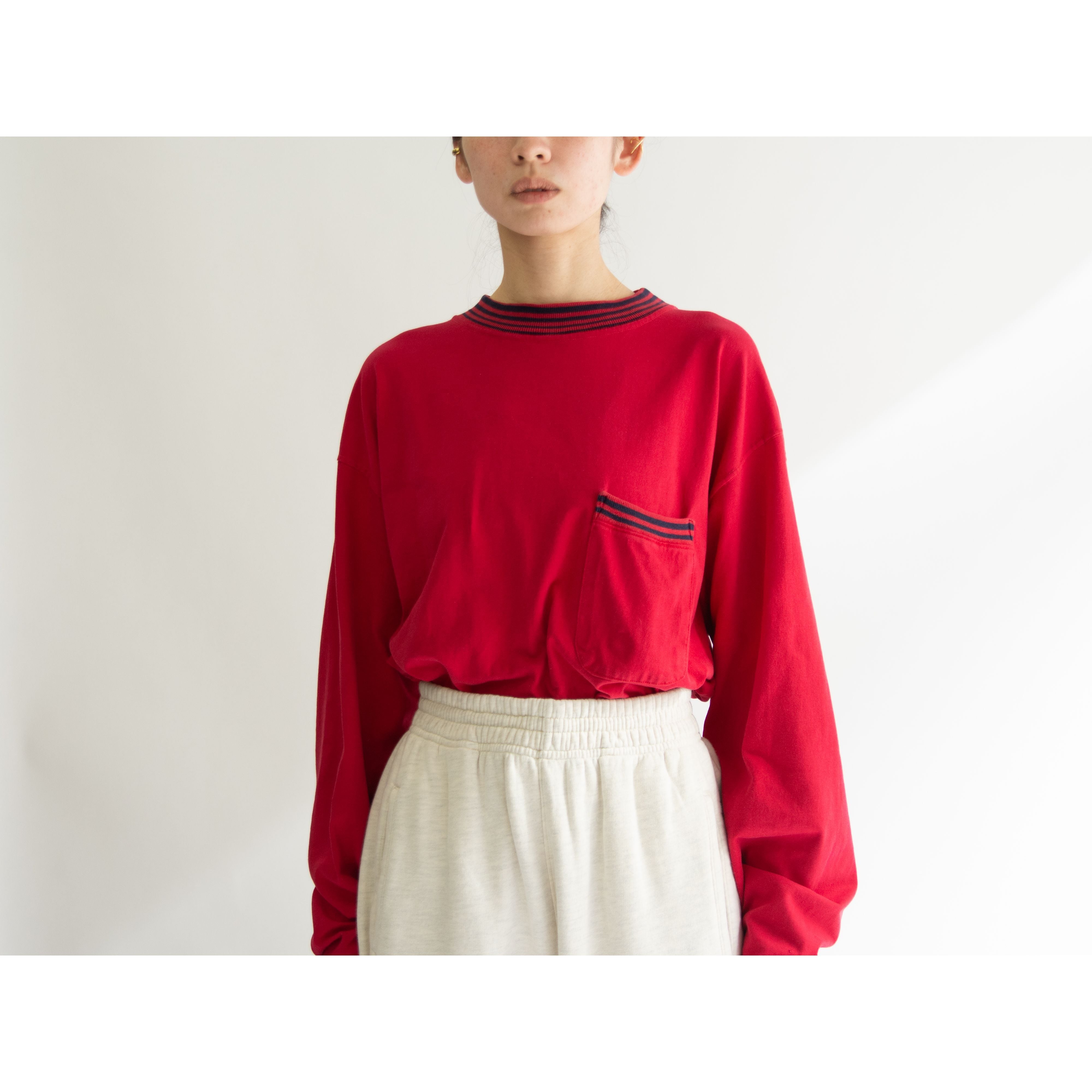 【GAP】80-90's Cotton L/S T-Shirt（オールドギャップ コットン長袖Tシャツ ロンT）