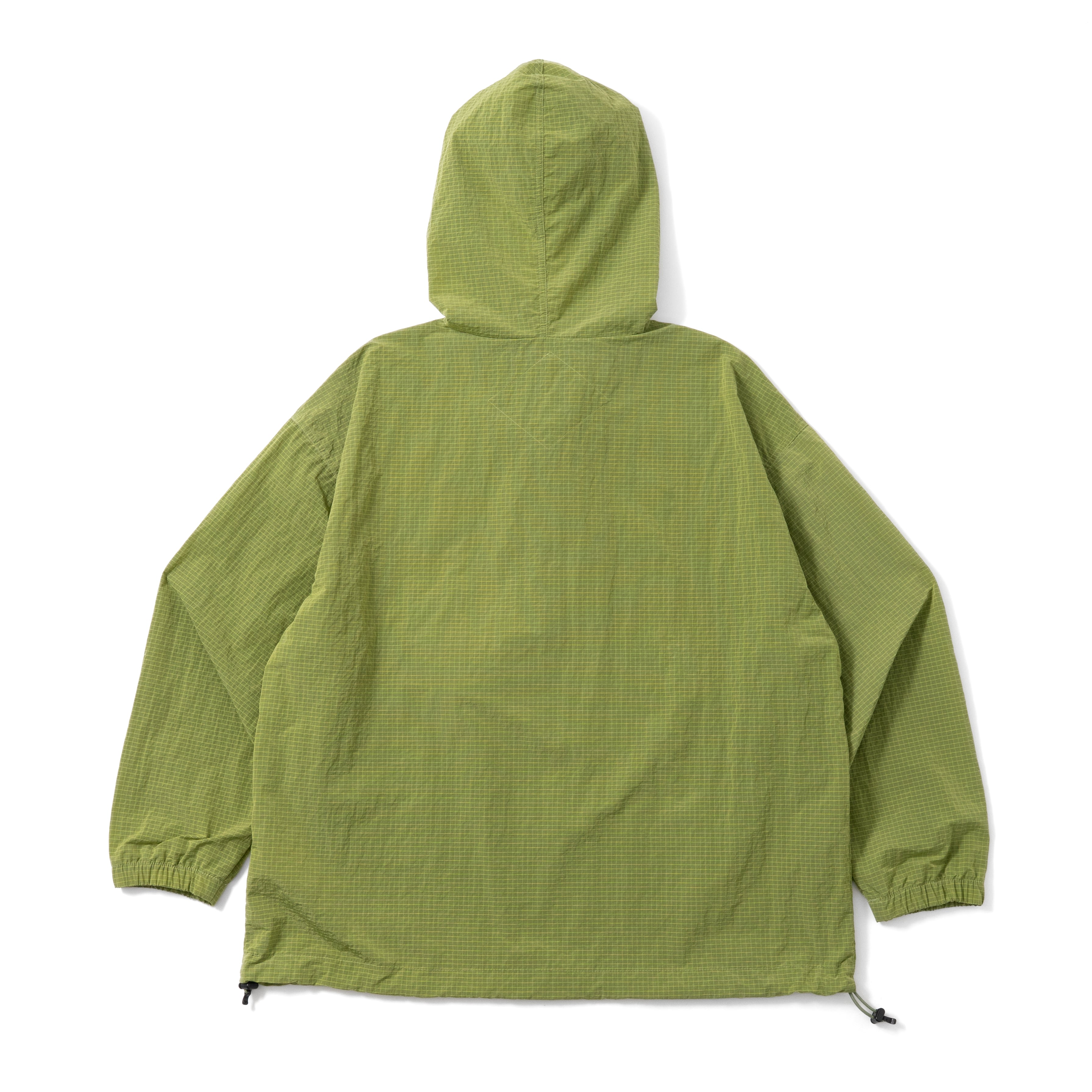 GRAPH CHECK NYLON ANORAK LEAF GREEN | What's up?
