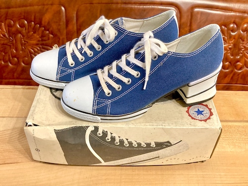 converse（コンバース）HI HEELED（ハイヒールド） 7 24cm ネイビー 厚底 90s 241