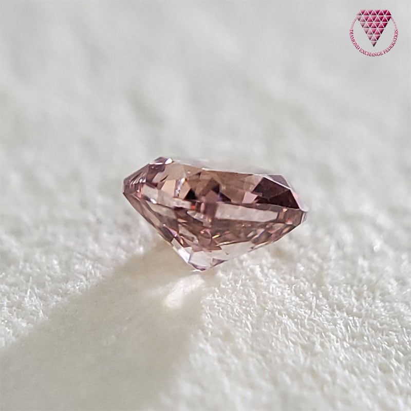 0.108 ct Fancy Deep Pink SI1 AGT 天然 ピンク ダイヤモンド ルース ...