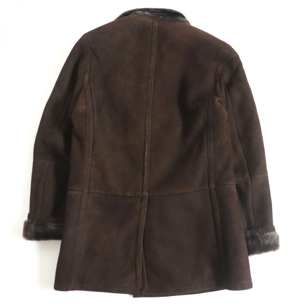 美品□GUCCI/グッチ 襟アナグマ革使用 ロゴボタン ダブル 美品□GUCCI/グッチ 襟アナグマ革使用 ロゴボタン ダブル