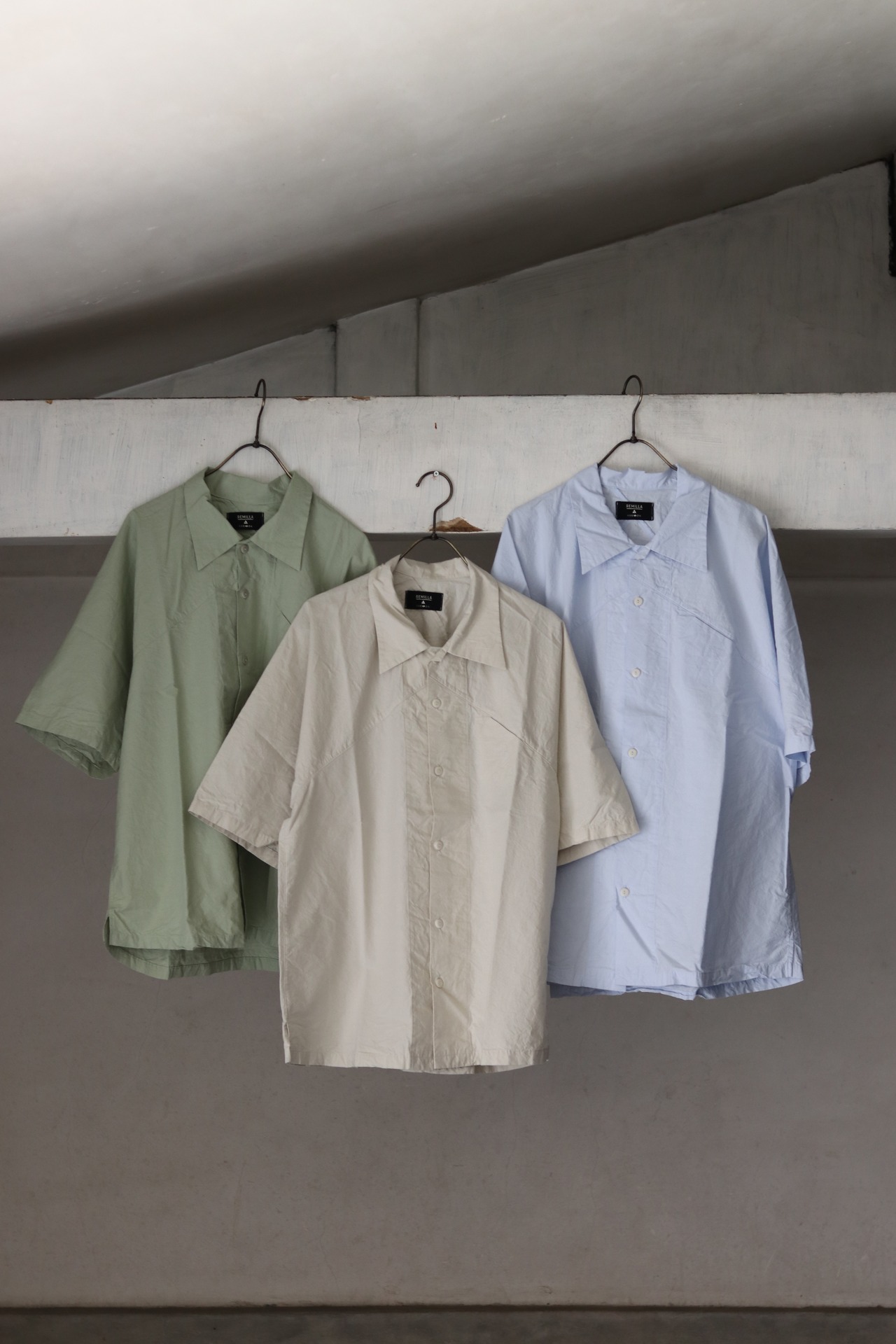 remilla 2025ss <半袖ヒトエラグランシャツ>