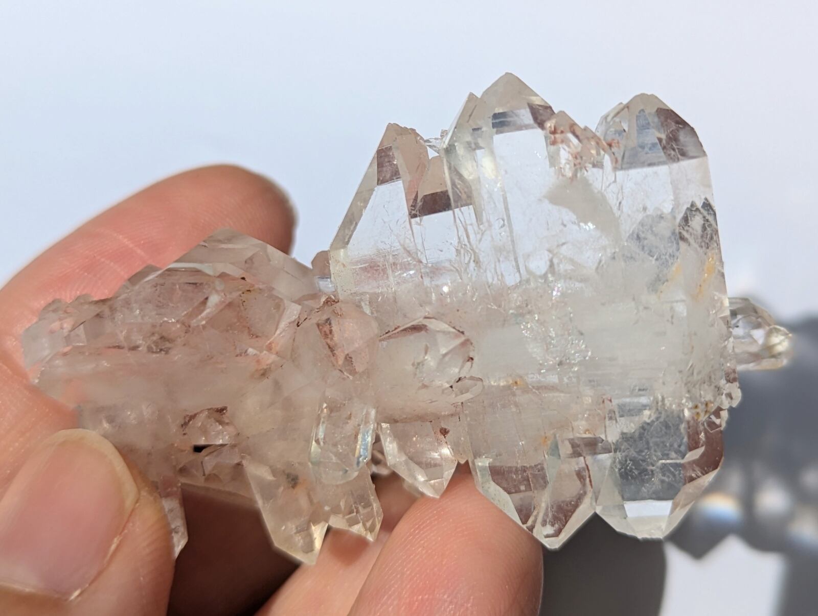 ∞超レアピンク&ゴールデンヒーラー・ファーデンレムリアンクラスター(レインボー)