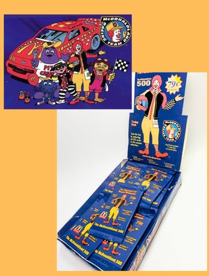 【送料無料！】VINTAGE トレーディングカード・パズル 単品 （1個=7CARDS+1Puzzle Piece）【マクドナルド (McDonald)】〚アメリカン雑貨 アメトイ〛