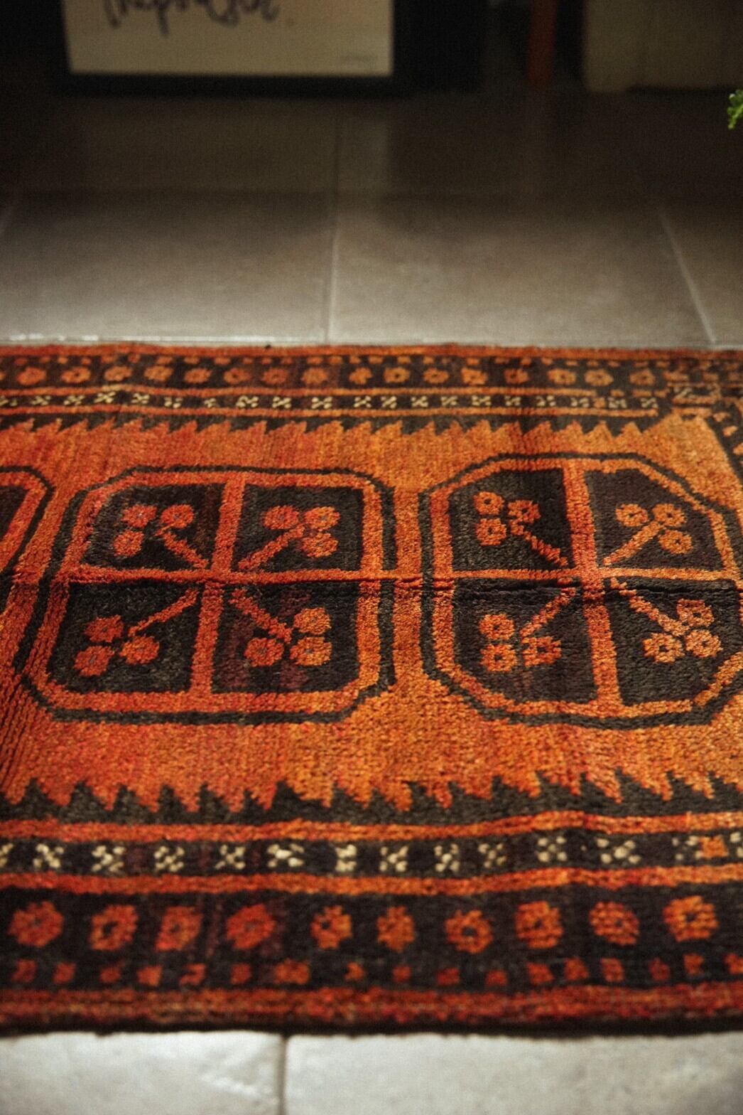 449-Vintage Baluch rug | 手織りのヴィンテージラグ専門店 | Bahr