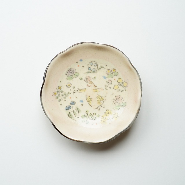 【うつわははみや】風ダンス豆皿  70-A